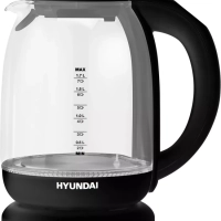 Чайник HYK-S3809 1.7л. 2200Вт черный