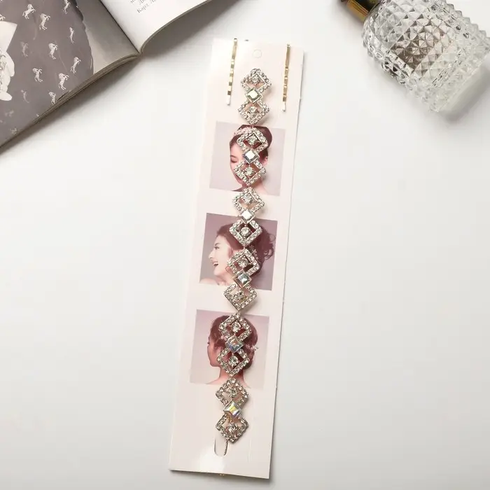 Аксессуар для волос &laquo;Каролин&raquo;, квадраты, 23.5&times;2 см