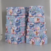 Набор коробок подарочных 10 в 1 37,5х29х17 - 19х13х7,5 см