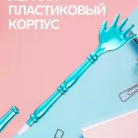 Ручка-прикол Calligrata &laquo;Рука&raquo;, синий стержень, гелевая, МИКС