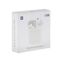 Наушники беспроводные Windigo W22, TWS, вкладыши, Bluetooth 5.0, 40/500 мАч, сенсор, белые глянцевые