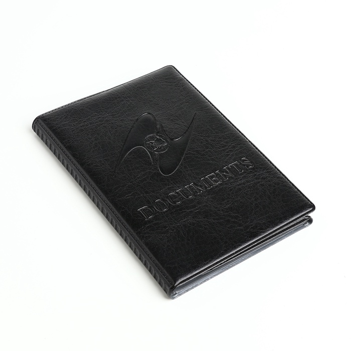 Обложка для паспорта и автодокументов, цвет чёрный Обложка для паспорта и автодокументов, цвет чёрный