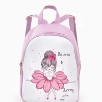 Рюкзак дет 18*8*23 см, Девочка, отд на молнии, сиреневый