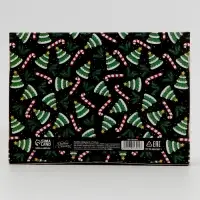 Коробка подарочная новогодняя складная &laquo;Веди себя хорошо&raquo;, 21 х 15 х 5 см, Новый год