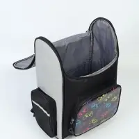 Ранец с эргономичной спинкой квадратный с доп. элементами "Gamer"