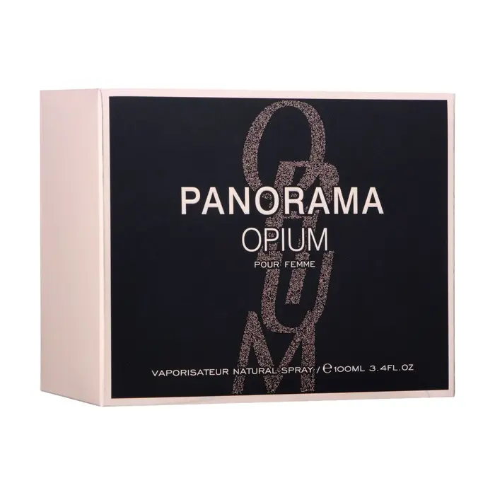 Парфюмерная вода женская Panorama Opium (по мотивам Yves Saint Laurent Black Opium), 100 мл