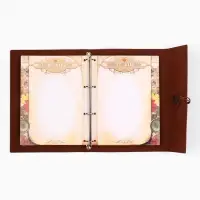 Родословная книга &laquo;Наш род&raquo;, 56 листов, коричневый, 35&times;23.5 см