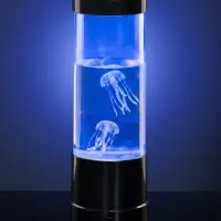 Лава - лампа RISALUX &laquo;Медузы&raquo;, подсветка, RGB, USB, 3-5 Вт, чёрная, 9&times;9&times;25.5 см