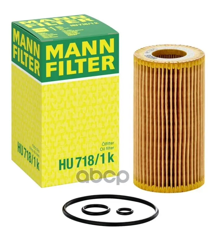 фильтр масляный [картридж] MANN-FILTER арт. HU7181K