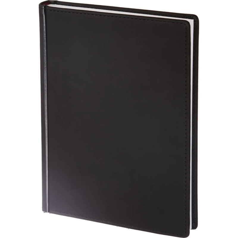 Ежедневник недатированный А5+, 136л, VELVET черный  3-115/04