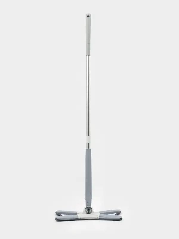 Швабра с отжимом Twist Raccoon, насадка из микрофибры 36&times;14 см, стальная нержавеющая ручка 125 см