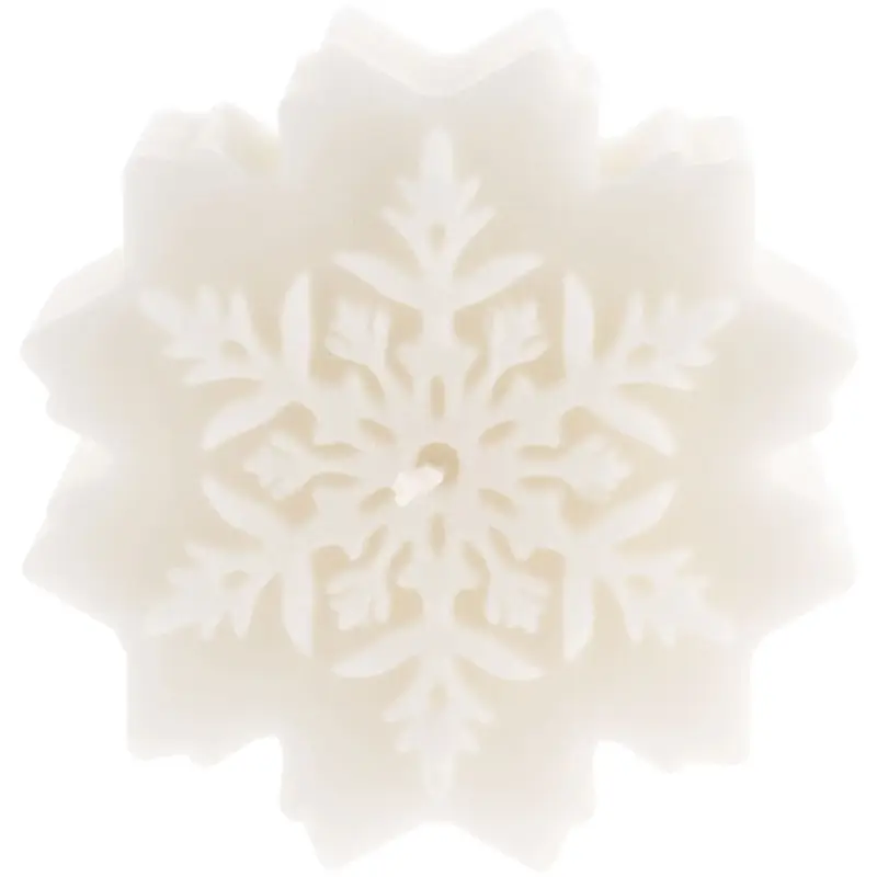 Свеча Snowflame 2, белая, 8 см Свеча Snowflame 2, белая, 8 см