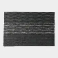 Салфетки сервировочные на стол Доляна &laquo;Сияние&raquo;, 4 шт., 45&times;30 см, чёрные