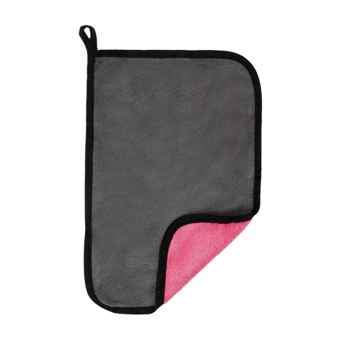 Тряпкадлямытьяавто,CARTAGE,микрофибра, 400г/м², 20×30см,розово-серая Тряпкадлямытьяавто,CARTAGE,микрофибра, 400г/м², 20×30см,розово-серая