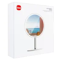 Настольное зеркало для макияжа с подсветкой ML-01 ISA белое