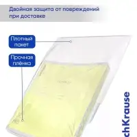 Тетрадь 12 листов в линейку ErichKrause CoverPro fizzy, жёлтая