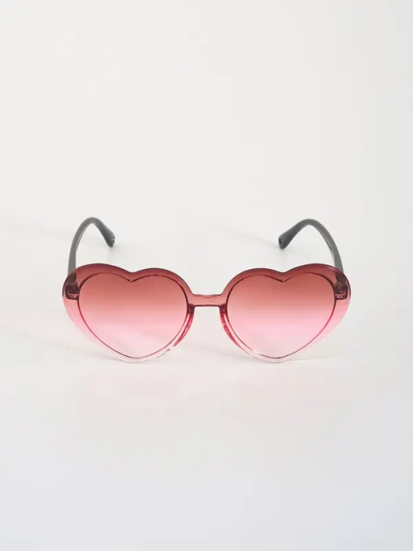 Карнавальные очки "Сердце" градиент, цвета МИКС