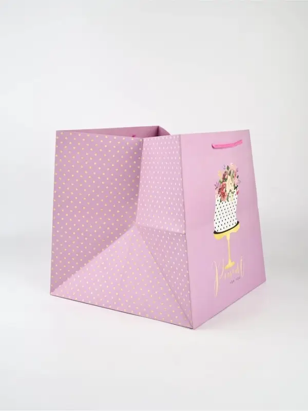 Квадратный пакет &laquo;Подарок для тебя&raquo;, 30&times;30&times;30 см