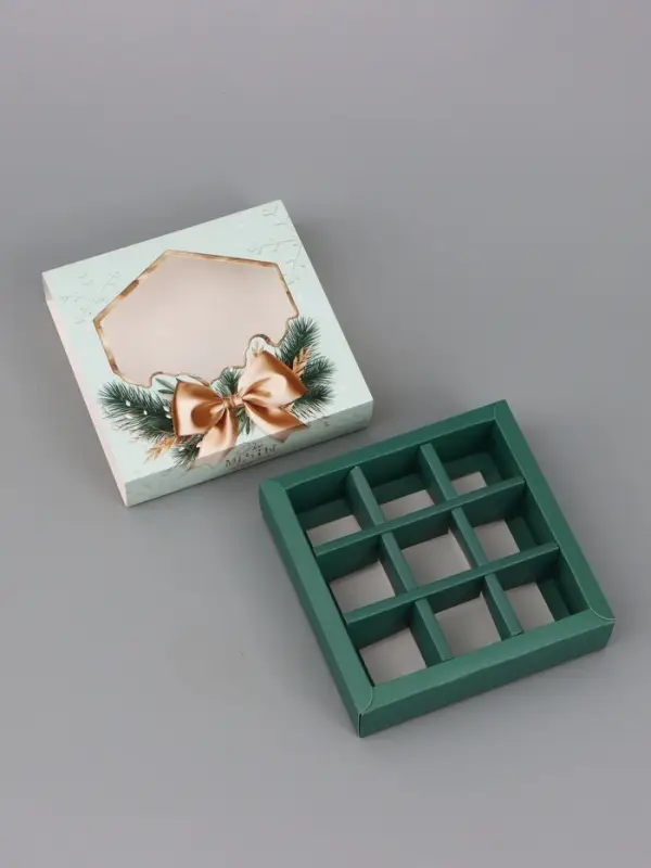 Коробка подарочная для 9 конфет &laquo;Все мечты сбудутся&raquo; 14.5&times;14.5&times;3.5 см