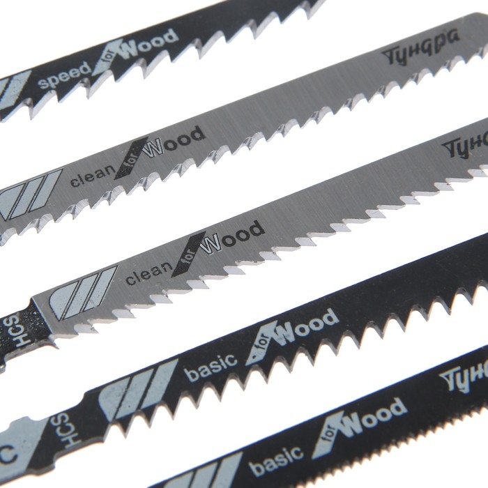 Универсальный набор пилок для лобзиков ТУНДРА, по дереву и металлу, 5 шт. Универсальный набор пилок для лобзиков ТУНДРА, по дереву и металлу, 5 шт.