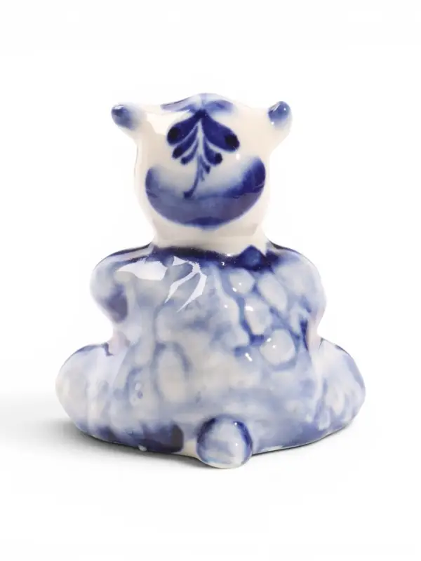 Фигурка &laquo;Козел с мячом&raquo;, 7&times;6 см, гжель