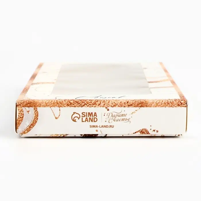 Коробка для шоколада «Мрамор», с окном, 16.4 х 8.4 х 1.7 см Коробка для шоколада «Мрамор», с окном, 16.4 х 8.4 х 1.7 см