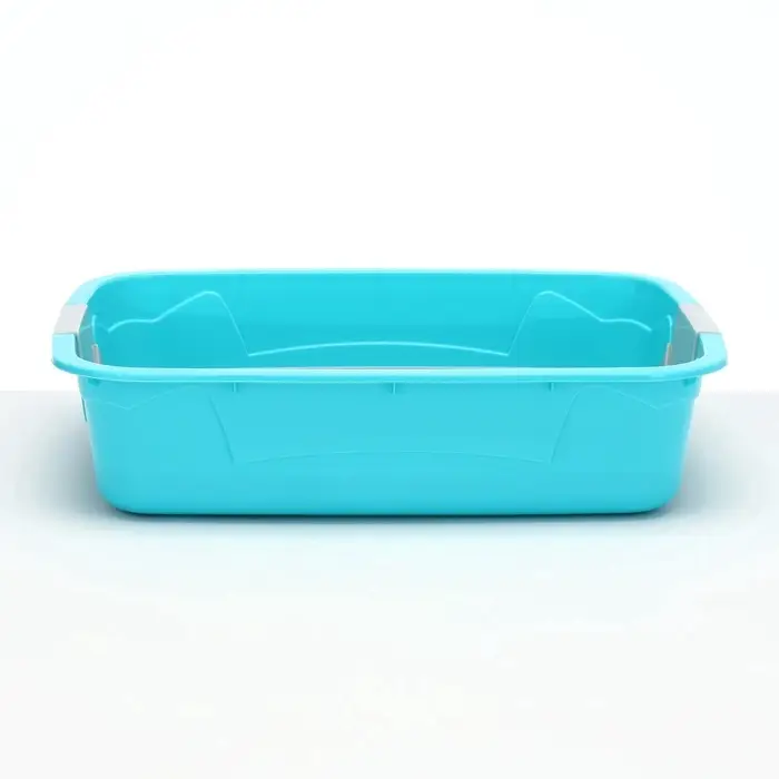 Туалет с сеткой, 44&times;33&times;11.5 см, серый, бирюзовый