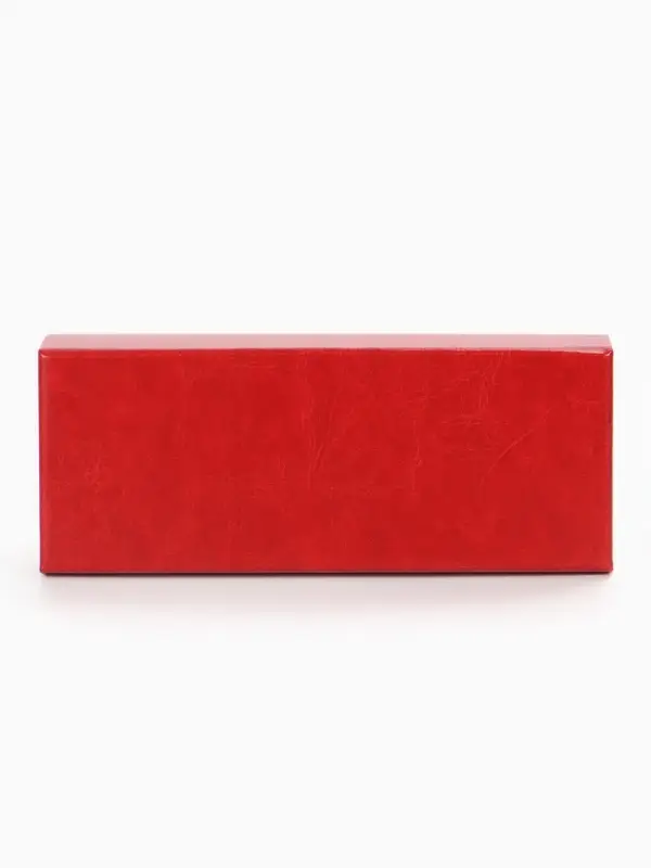 Футляр для очков на магните, 15.5&times;3.3&times;6 см, красный