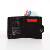 Портмоне мужское, на магните, коричневое