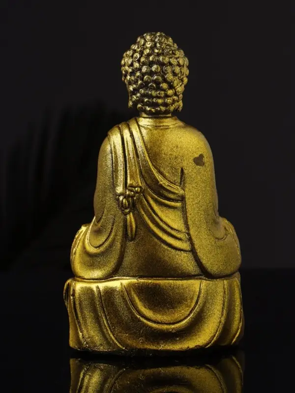 Фигура  Фигура "Будда" 15х9 см, золото