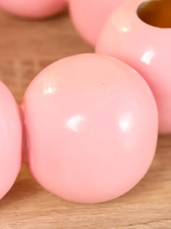 Подсвечник на 4 свечи  Подсвечник на 4 свечи "Бусы" с 8 сферами, зефир 19х19х5,5 см