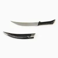 Макет оружия &laquo;Сувенирный нож. Узор&raquo;, чёрный в чехле, пластик, 28 см