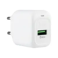 Переходник сетевого зарядного устройства на USB QC3.0 CS52A HOCO белый