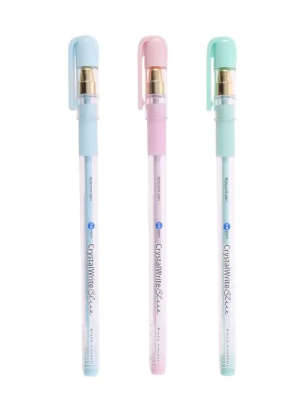 Ручка шариковая BrunoVisconti. CrystalWrite.Zefir, 0.38 мм стержень синий, МИКС Ручка шариковая BrunoVisconti. CrystalWrite.Zefir, 0.38 мм стержень синий, МИКС