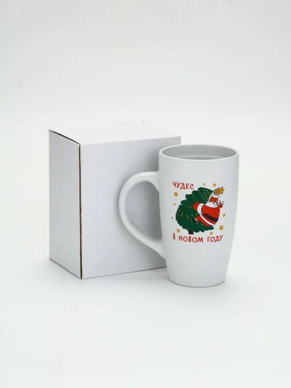 Кружка новогодняя «Чудес в новом году», матовая, 530 мл Кружка новогодняя «Чудес в новом году», матовая, 530 мл