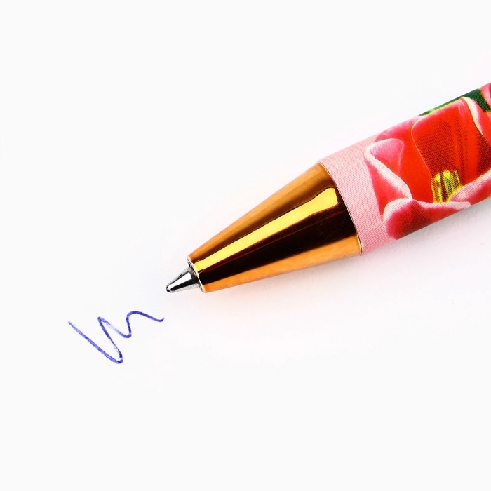 Ручка автоматическая шариковая «Самой прекрасной, с 8 марта», пластик, 0.7 мм, синяя паста Ручка автоматическая шариковая «Самой прекрасной, с 8 марта», пластик, 0.7 мм, синяя паста