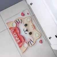 Коврик для дома Доляна Love, влаговпитывающий, 40&times;60 см