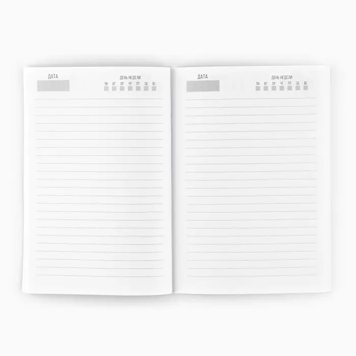 Ежедневник в мягкой обложке А5, 80 л. &laquo;Ящик&raquo;