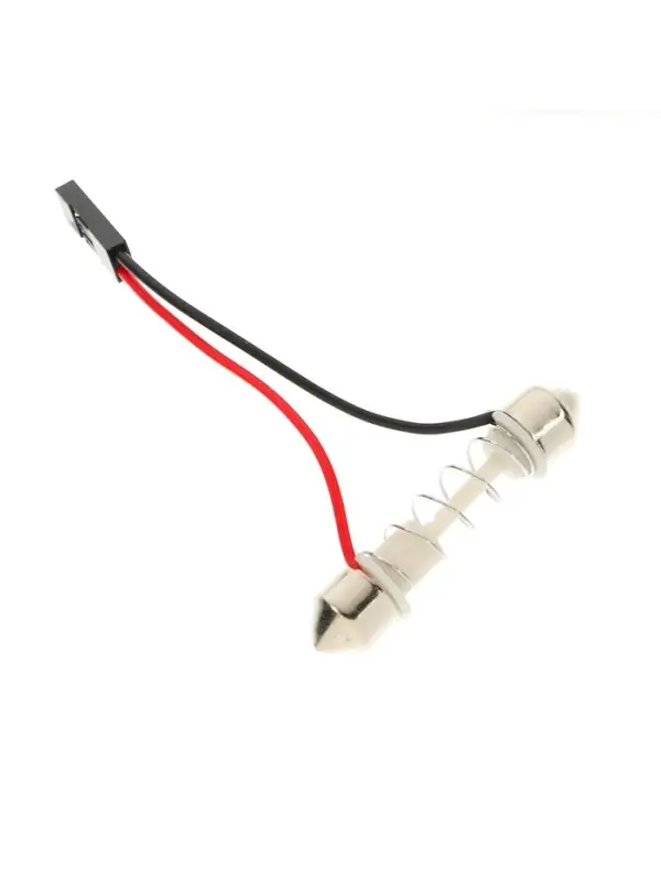 Автолампа светодиодная TORSO, 12 В, 16 SMD, два переходника, свет белый