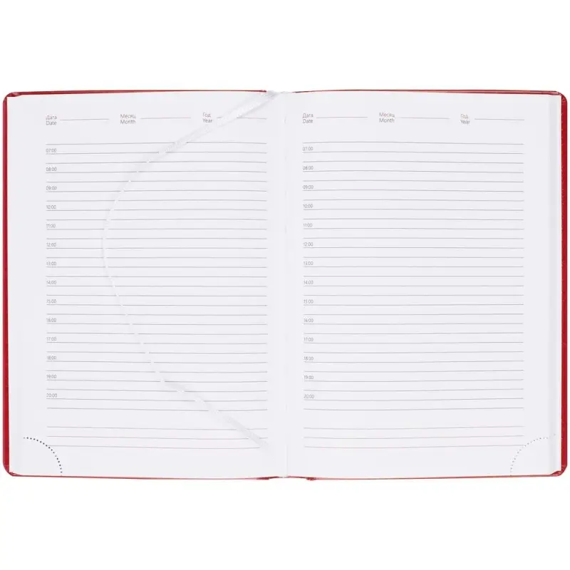 Ежедневник Nebraska, недатированный, красный Ежедневник Nebraska, недатированный, красный