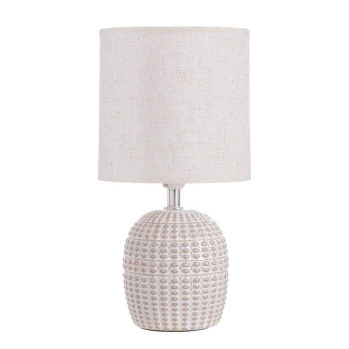 Лампа настольная Лампа настольная "Иона" 1х40Вт Е14 серый 13х13х25см