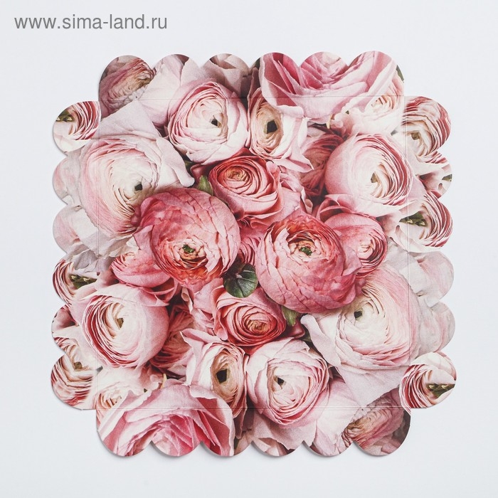 Коробка для печенья, кондитерская упаковка с PVC крышкой, My best wishes, 21 х 21 х 3 см Коробка для печенья, кондитерская упаковка с PVC крышкой, My best wishes, 21 х 21 х 3 см