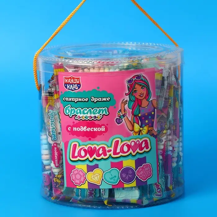 Сахарное драже Сахарное драже " Lova-Lova браслет c подвеской", 12 г
