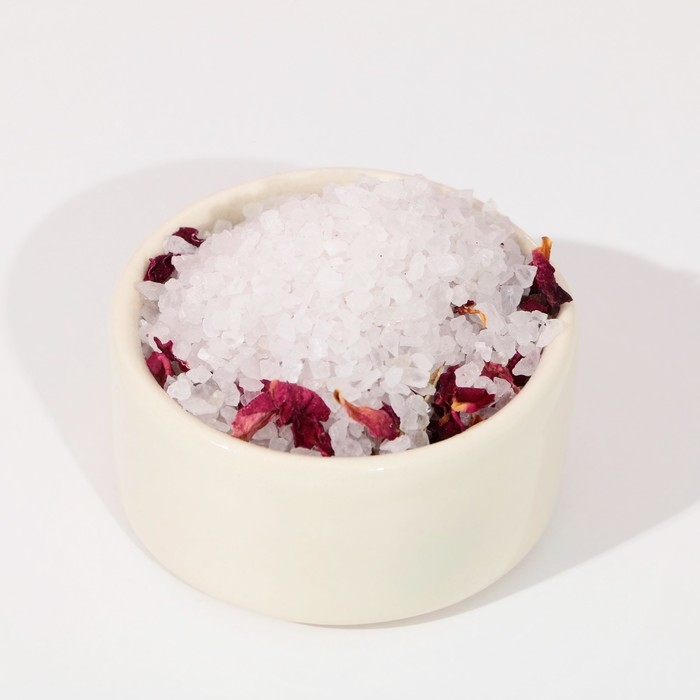 Соль для ванны «С праздником 8 марта», с лепестками розы, 150г Соль для ванны «С праздником 8 марта», с лепестками розы, 150г