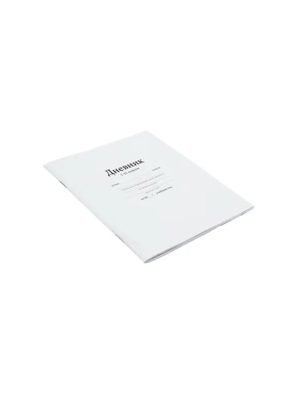 Дневник школьный для 1-11 классов, &laquo;Белый&raquo;, мягкая обложка, 40 листов