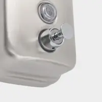 Диспенсер для жидкого мыла Stölz, механический, 800 мл, нержавеющая сталь Диспенсер для жидкого мыла Stölz, механический, 800 мл, нержавеющая сталь