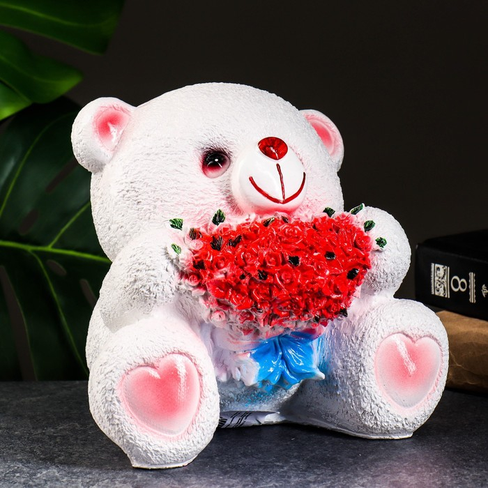 Копилка Копилка "Мишка с букетом" 20х20см