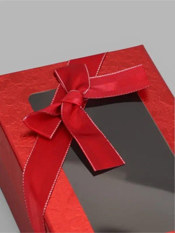 Набор подарочных коробок 3 в 1, прямоугольные с окном 23&times;16&times;9.5 21&times;14&times;8.0 19&times;12&times;6.5 см