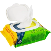 Бумага туалетная влажная Emily Style&nbsp;растворяющаяся,с крышкой 72шт/уп