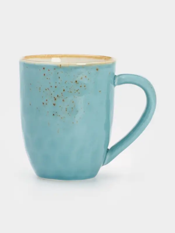 Кружка Magistro &laquo;Церера&raquo;, 400 мл, фарфор, голубая